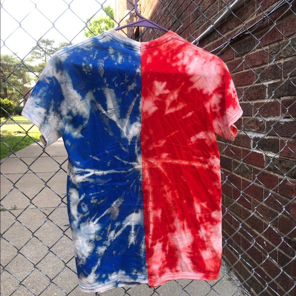 Custom Two Color Tie Dye T-shirt